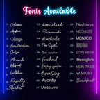 Neon Sign Personalizat cu Nume – Decoratiune LED pentru Dormitor, Birou sau Evenimente
