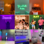 Neon Sign Personalizat cu Nume – Decoratiune LED pentru Dormitor, Birou sau Evenimente