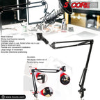 Suport Microfon Boom Arm 5Core – Braț Reglabil pentru Birou, Negru