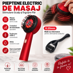Pieptene Electric de Masaj – Stimulare Scalp și Îngrijire Păr