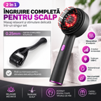 Pieptene Electric de Masaj – Stimulare Scalp și Îngrijire Păr
