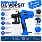 Pistol Electric de Vopsit – Spray Gun Profesional pentru Vopsire Rapidă
