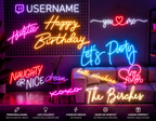 Neon Sign Personalizat cu Nume – Decoratiune LED pentru Dormitor, Birou sau Evenimente