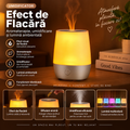 Volcanic Flame Effect Humidifier – Essential Oil Diffuser and USB Night Light