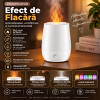 Volcanic Flame Effect Humidifier – Essential Oil Diffuser and USB Night Light