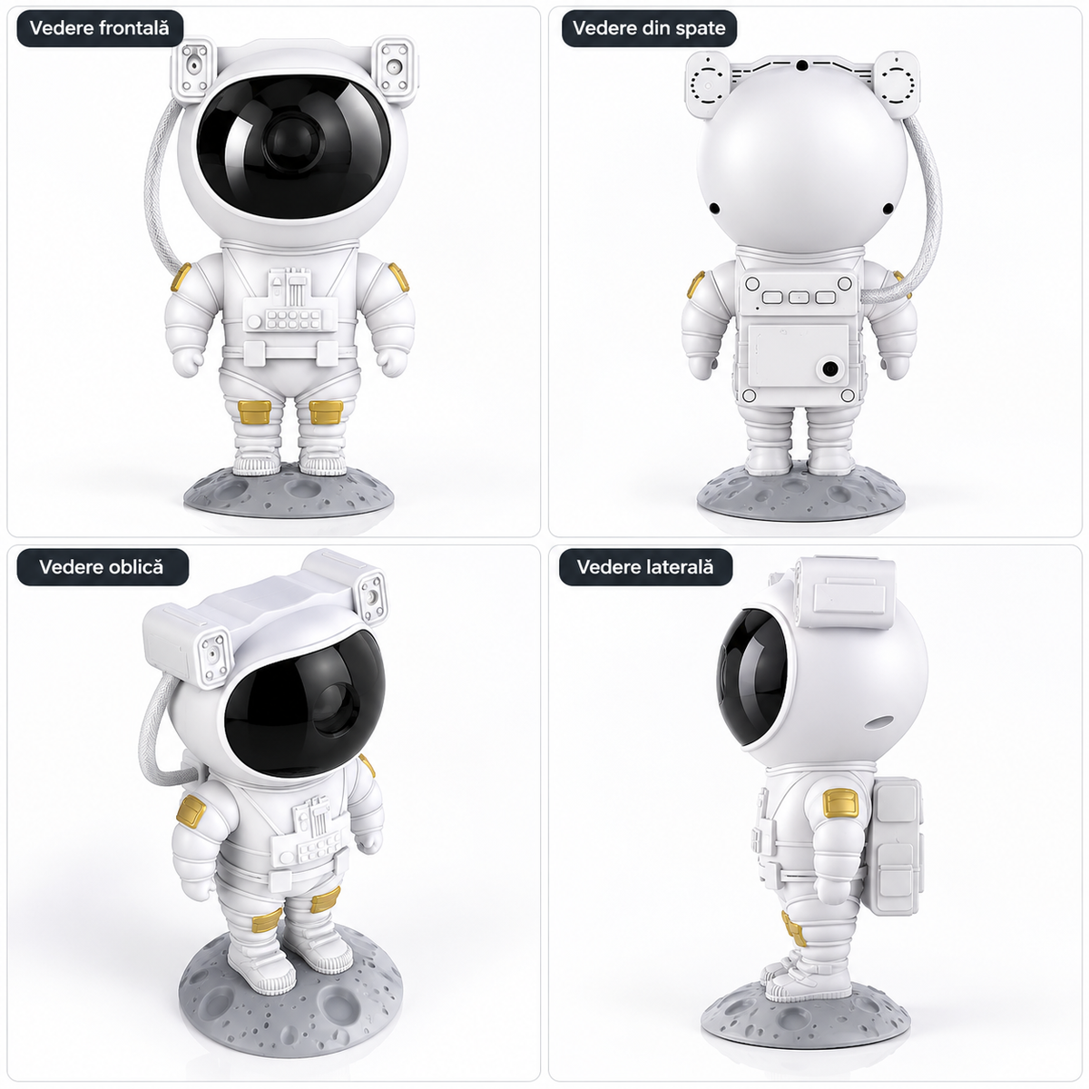 Astronaut Night Light with Starry Sky – Decorative LED Projector