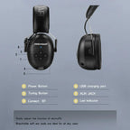 Bluetooth 5.0 Protective Earmuffs – Noise Reduction, Black
