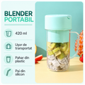 Blender portabil pentru smoothie-uri, 70 W – roz sau verde