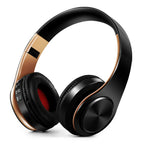 Gold Wireless Bluetooth Headphones – Premium Sound, Elegant Design