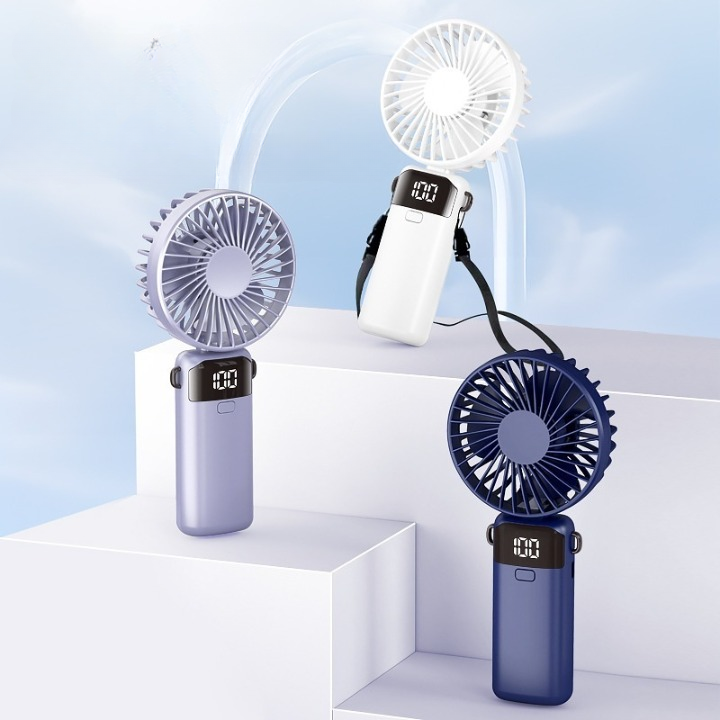 USB Mini Fan with Stand – Portable for Office, Study, or Travel