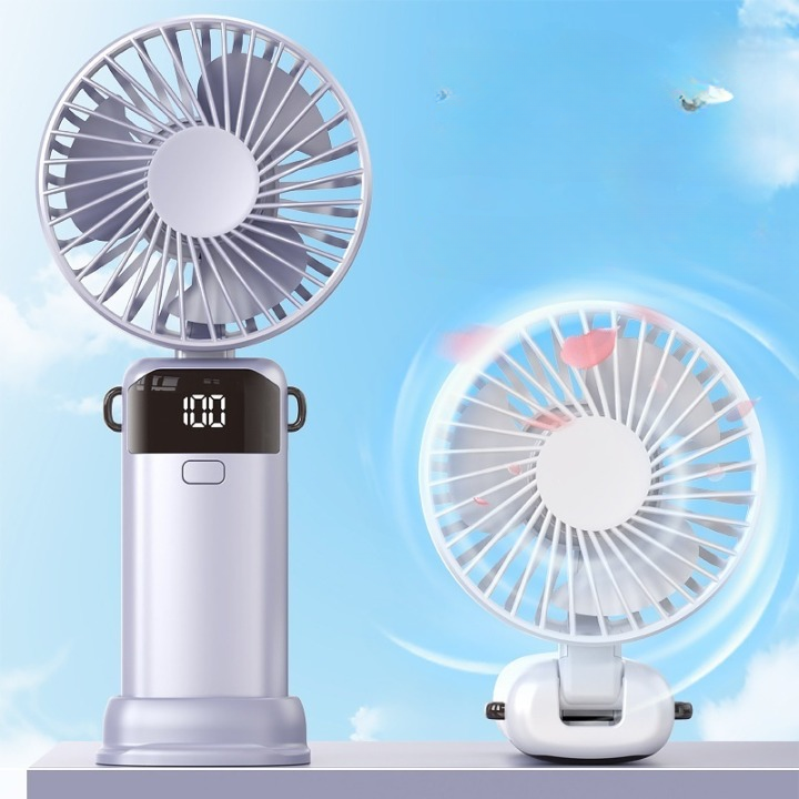 USB Mini Fan with Stand – Portable for Office, Study, or Travel