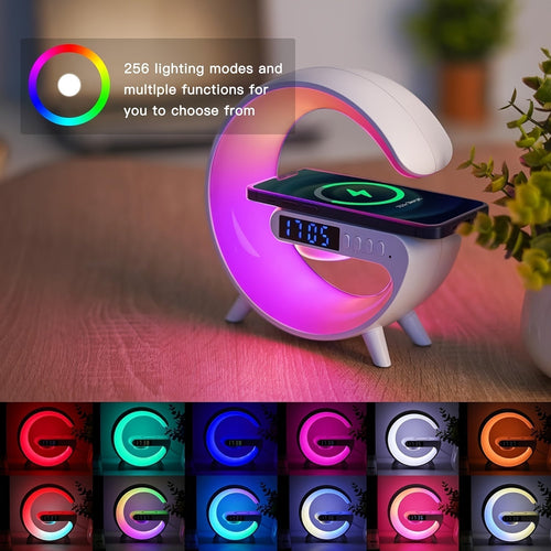 Boxă Wireless cu Încărcare Rapidă & Lumină RGB
