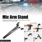 Suport Microfon Boom Arm 5Core – Braț Reglabil pentru Birou, Negru