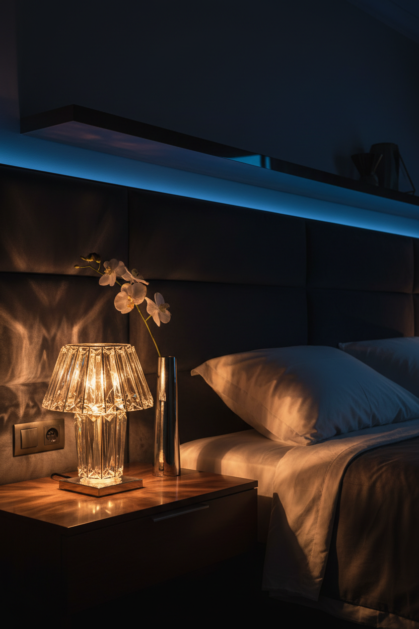 Crystal Diamond Lamp – Decorative LED Table Lamp with Touch Control